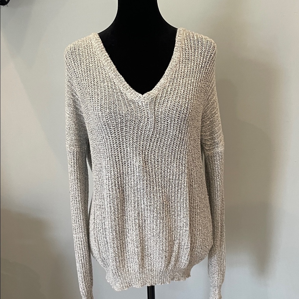 Women's grey V-Neck Sweater - brand Melville one size